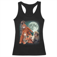 Baby Monkey Punch Racerback Tank Top Three Punch Moon Orange Toy