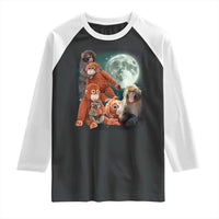 Baby Monkey Punch Raglan Shirt Three Punch Moon Orange Toy