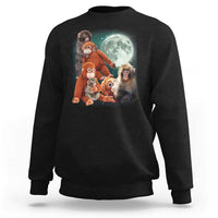 Baby Monkey Punch Sweatshirt Three Punch Moon Orange Toy