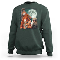 Baby Monkey Punch Sweatshirt Three Punch Moon Orange Toy