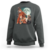 Baby Monkey Punch Sweatshirt Three Punch Moon Orange Toy