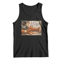 Team Punch Baby Monkey Plush Hugging Meme Tank Top