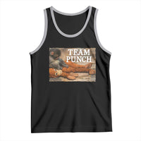Team Punch Baby Monkey Plush Hugging Meme Tank Top