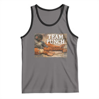Team Punch Baby Monkey Plush Hugging Meme Tank Top