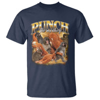 Punch The Monkey T Shirt Baby Monkey Punch Plush Hugging 90s Bootleg