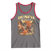 Punch The Monkey Tank Top Baby Monkey Punch Plush Hugging 90s Bootleg