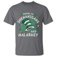 Funny Prone To Shenanigans And Malarkey T Shirt St Patricks Day Reading Hat