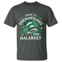Funny Prone To Shenanigans And Malarkey T Shirt St Patricks Day Reading Hat