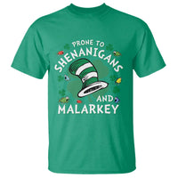 Funny Prone To Shenanigans And Malarkey T Shirt St Patricks Day Reading Hat