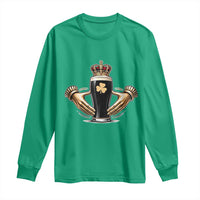 Irish Stout Claddagh Ring Beer Galway Ireland Souvenir Long Sleeve Shirt