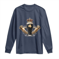 Irish Stout Claddagh Ring Beer Galway Ireland Souvenir Long Sleeve Shirt