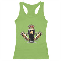 Irish Stout Claddagh Ring Beer Galway Ireland Souvenir Racerback Tank Top