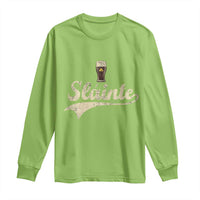 Funny Slainte Cheers Stout Beer Irish Shamrock St Patrick's Day Long Sleeve Shirt