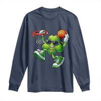 Funny 67 Meme Six Seven Basketball Shamrock St Patricks Day Long Sleeve Shirt
