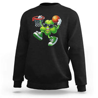 Funny 67 Meme Six Seven Basketball Shamrock St Patricks Day Sweatshirt