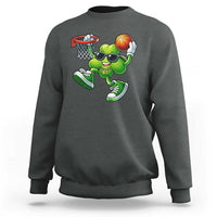 Funny 67 Meme Six Seven Basketball Shamrock St Patricks Day Sweatshirt
