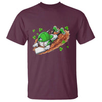 Funny Baseball St Patricks Day Home Plate Drip T Shirt