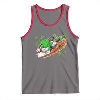Funny Baseball St Patricks Day Home Plate Drip Tank Top
