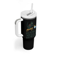 No Kings No Ice No Wars Cat Tumbler With Handle Funny Political Freedom Activist