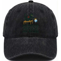 No Kings No Ice No Wars Cat Washed Cotton Baseball Cap Funny Political Freedom Activist