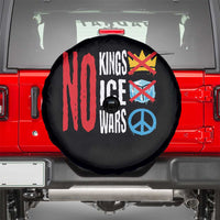 No Kings No Ice No Wars Spare Tire Cover Political Protest Peace Sign