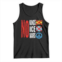 No Kings No Ice No Wars Tank Top Political Protest Peace Sign