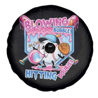 Baseball Blowing Bubbles Hitting Doubles Spare Tire Cover Sports Bubble Gum Lover