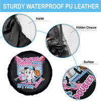 Baseball Blowing Bubbles Hitting Doubles Spare Tire Cover Sports Bubble Gum Lover