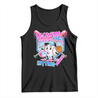 Baseball Blowing Bubbles Hitting Doubles Tank Top Sports Bubble Gum Lover