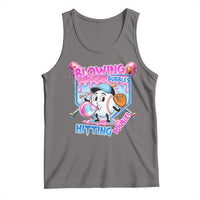 Baseball Blowing Bubbles Hitting Doubles Tank Top Sports Bubble Gum Lover