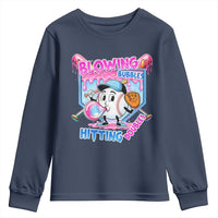 Baseball Blowing Bubbles Hitting Doubles Youth Sweatshirt Sports Bubble Gum Lover