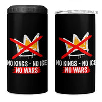No Kings Protest 4 in 1 Can Cooler Tumbler No Kings No Ice No Wars Anti Monarchy Statement