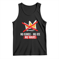 No Kings Protest Tank Top No Kings No Ice No Wars Anti Monarchy Statement