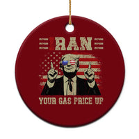 Iran Your Gas Price Up Ceramic Ornament Funny Political Gas Station