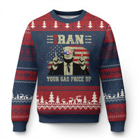 Iran Your Gas Price Up Ugly Christmas Sweater Funny Political Gas Station