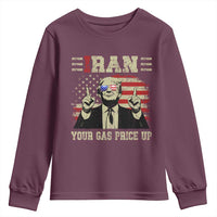 Iran Your Gas Price Up Youth Sweatshirt Funny Political Gas Station