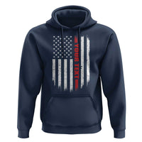 Personalized Firefighter Hoodie Custom Text Name Vintage American Flag Patriot Fireman Gift