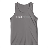 I Had Potential Tank Top Physics Science Teacher Humor