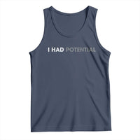 I Had Potential Tank Top Physics Science Teacher Humor