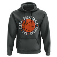 Basketball Lover Hoodie Eat Sleep Basketball Repeat - Wonder Print Shop