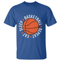 Basketball Lover T Shirt Eat Sleep Basketball Repeat - Wonder Print Shop