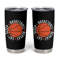 Basketball Lover Tumbler Cup Eat Sleep Basketball Repeat - Wonder Print Shop