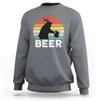 Funny Bear Deer Sweatshirt Vintage Retro Beer Mug - Wonder Print Shop