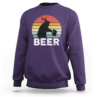 Funny Bear Deer Sweatshirt Vintage Retro Beer Mug - Wonder Print Shop