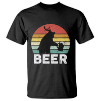 Funny Bear Deer T Shirt Vintage Retro Beer Mug - Wonder Print Shop