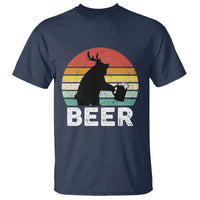 Funny Bear Deer T Shirt Vintage Retro Beer Mug - Wonder Print Shop