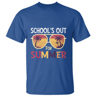 Schools Out For Summer T Shirt End Of School Retro Sunglasses Summer Vacation - Wonder Print Shop