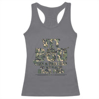 Funny Veteran Vet Bod Like A Dad Bod But With More Back Pain Racerback Tank Top
