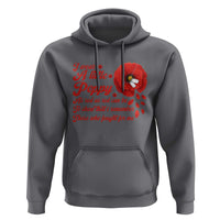 I Wear A Little Poppy Memorial Day Hoodie Veterans Day USA Red Poppy Flower
