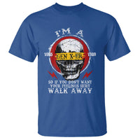 Funny I Am A Gen X-er T Shirt So If You Dont Want Your Feeling Hurt Walk Away Vintage Skull - Wonder Print Shop